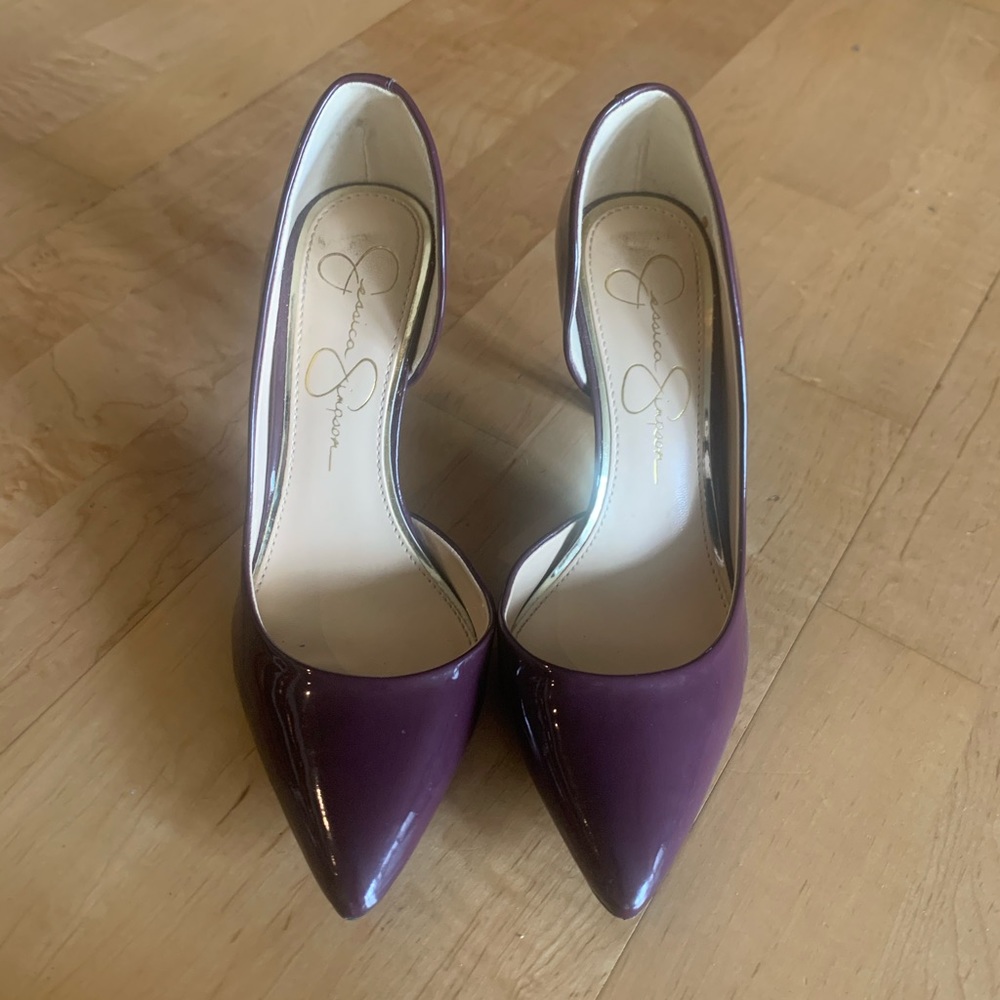 6 Jessica Simpson Prizma D’Orsay Patent Heel